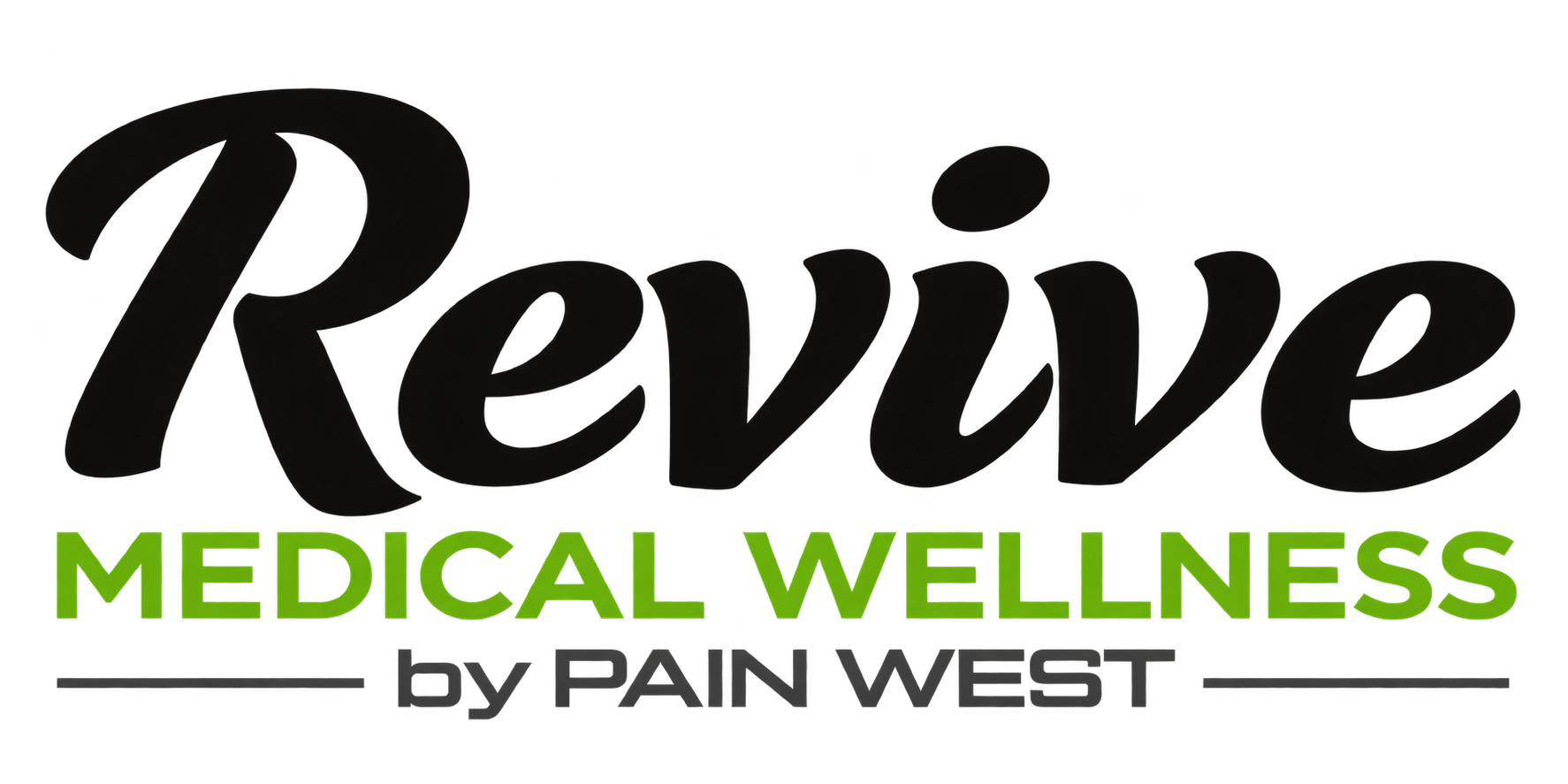 Revive Medical Wellness Logo (2) Med Spa. Medical Wellness. Papillion. Revive.